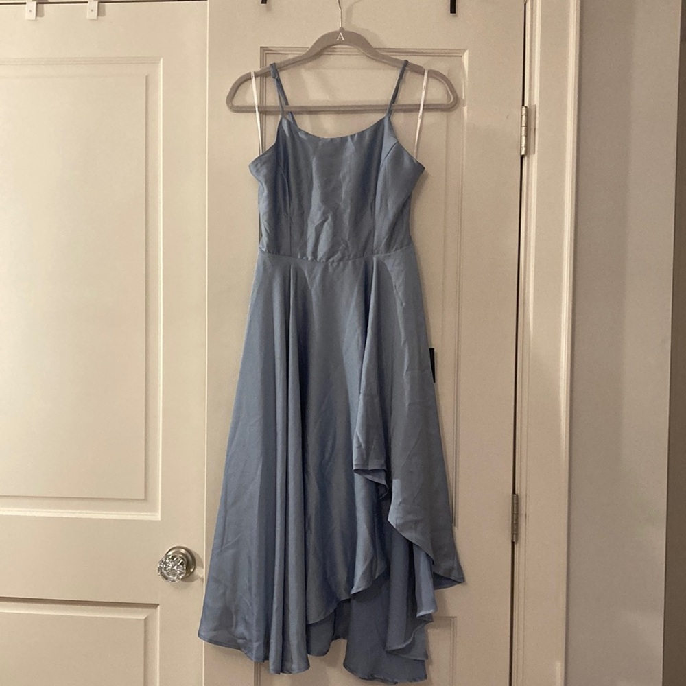 Lulus blue tie back dress - size s